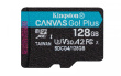 Kingston microSD 128GB CanvasGo! Plus 200MB/s A2 U3 V30 + adapter