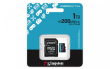 Kingston microSD 1TB CanvasGo! Plus 200MB/s A2 U3 V30 + adapter