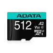 Adata Memory card microSD Premier Pro 512 GB UHS1 U3 V30 A2 + adapter