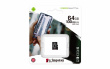 Kingston Technology 64GB micSDXC Canvas Select Plus 100R A1 C10 Single Pack w/o ADP