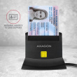 Axagon CRE-SM2 smart card reader Indoor USB USB 2.0 Black
