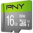 CARD 16GB PNY Elite MicroHC 85MB/s +Adapter