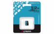 Kingston Technology 512GB microSDXC Canvas Go Plus Gen4 200R A2 U3 Single Pack w/o ADP