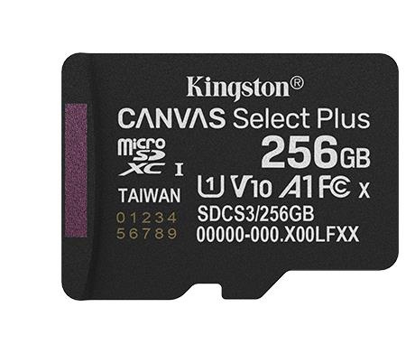 MEMORY MICRO SDXC 256GB UHS-I/SDCS3/256GBSP KINGSTON
