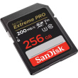 SanDisk Extreme Pro - Flash memory card - 256 GB - SDXC UHS - Read Up to 200 MB/s, Write Up to 140 MB/s