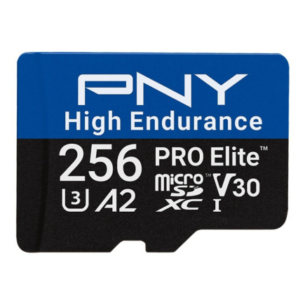PNY Memory card microSD PRO Elite High Endurance 256G P-SDU256V32100PHE-GE