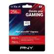 PNY Memory card microSD Express 256GB P-SDU256P31880EXP-GE