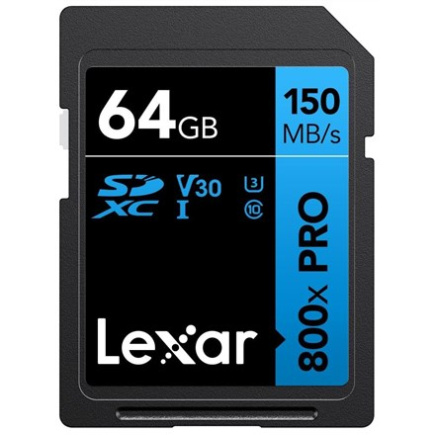 Lexar High-Performance 800xPRO 64 GB SDXC UHS-I Class 10