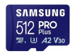 Samsung Memory card microSD PRO+ MD-MD512SA/EU + adapter
