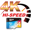CARD Micro 64GB Silicon Power UHS1(U3) Superior Pro Col+Ad