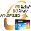 CARD Micro 64GB Silicon Power UHS1(U3) Superior Pro Col+Ad
