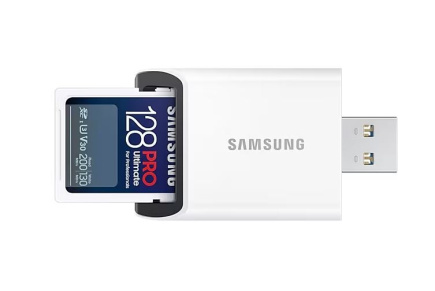 Samsung Memory card SD MB-SY128SB/WW 128GB Pro Ultimate + reader