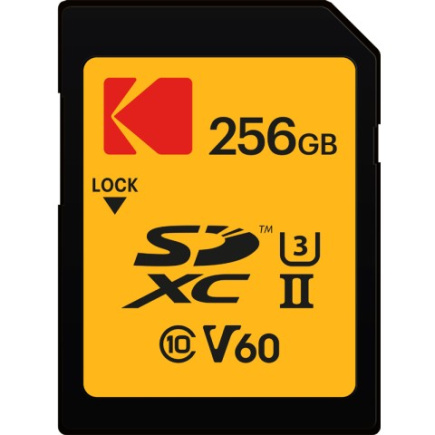 CARD Kodak 256GB UHS-II U3 V60 Ultra Pro