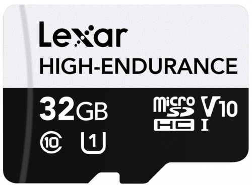 Lexar microSD High Endurance card 32GB C10 A1 U1 V10 100/30MB/s