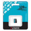 Kingston Memory card microSD 128GB Canvas Go! Plus 200MB/s A2 U3 V30
