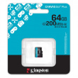 Kingston Memory card microSD 64GB Canvas Go! Plus 200MB/s A2 U3 V30