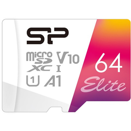 CARD Micro 64GB Silicon Power UHS-1 Elite/CL.10 ink.AdNEU