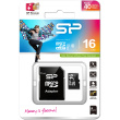 CARD Micro 16GB Silicon Power SDHC CL.10 inkl. Adapter