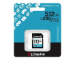 Kingston Memory card SD 512GB Canvas Go Plus 200/160 MB/s C10 U3 V30