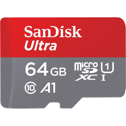 CARD 64GB SANDISK ULTRA MICROXC +