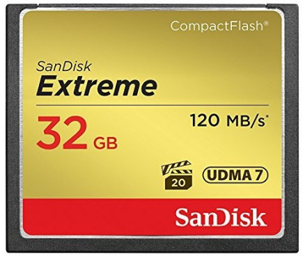 SD CompactFlash Card  32GB SanDisk Extreme