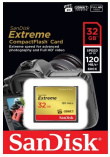 SD CompactFlash Card  32GB SanDisk Extreme