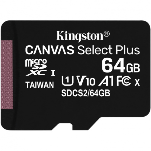 CARD 64GB Kingston Canvas Select Plus MicroXC 100MB/s