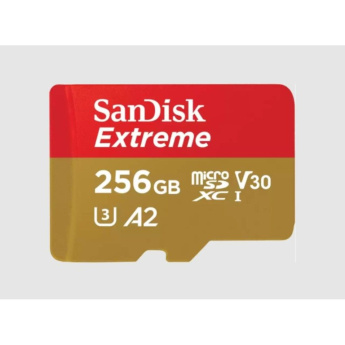  CARD 256GB SanDisk Extreme MicroSDXC 190MB / s + SD Adapter