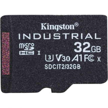 CARD 32GB Kingston Industrial microHC 100MB/s