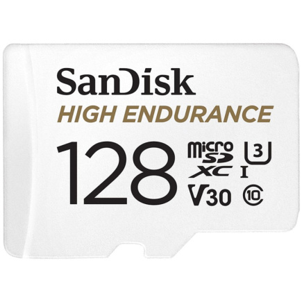 SanDisk MAX ENDURANCE microSDXC 128GB + SD Adapter 60,000 Hours