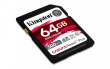 Kingston Memory card SD 64GB Canvas React Plus 300/260 UHS-II U3