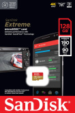 SanDisk Extreme microSDXC 128GB 190/90 MB/s A2 V30 U3