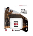 Kingston SD Card 512GB React Plus 280/150/MB/s U3 V60