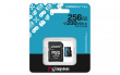 Kingston microSD 256GB CanvasGo! Plus 200MB/s A2 U3 V30 + adapter