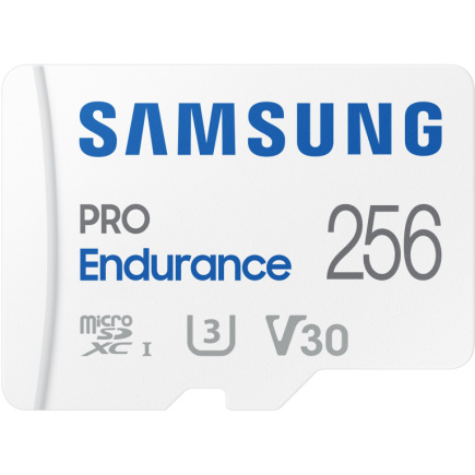 CARD 256GB Samsung PRO Endurance MicroXC UHS-I U3 inkl. Adapter