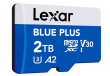 Lexar Memory card microSD 2TB C10 A2 U3 V30 170MB/s Blue Plus