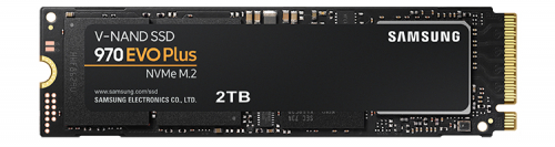 SSD M.2 2TB Samsung 970 EVO plus NVMe PCIe 3.0 x 4 1.3500 MBps (read) / 3300 MBps (write) Retail 5a. garantii