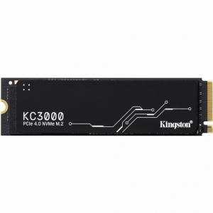 Kingston KC3000 - SSD - 2048 GB - internal - M.2 2280 - PCIe 4.0 (NVMe) - 7000 MBps (read) / 7000 MBps (write) 1000K IOPS 1.6PBW 5YW