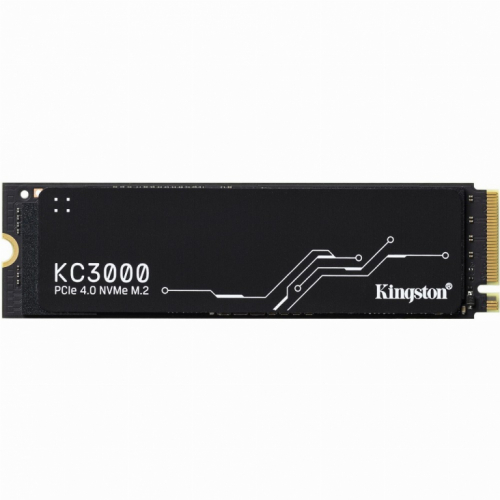Kingston KC3000 - SSD - 2048 GB - internal - M.2 2280 - PCIe 4.0 (NVMe) - 7000 MBps (read) / 7000 MBps (write)