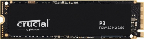 Crucial P3 - SSD - 1 TB - internal - M.2 2280 - PCIe 3.0 (NVMe) - 3500/3000 MB/s - 5YW
