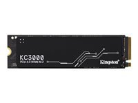 Kingston KC3000 - SSD - 512 GB - internal - M.2 2280 PCIe 4.0 (NVMe) - 7000 MBps/ 3900 MBps - DRAM Cache - 450K/900K IOPS -  400TBW 5YW