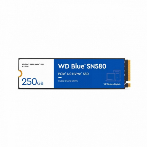 Western Digital WD Blue SSD 250GB SN580 NVMe M.2 PCIe Gen4