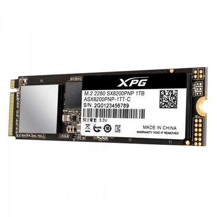 ADATA | XPG SX8200 Pro | 1000 GB | SSD interface M.2 NVME | Read speed 3500 MB/s | Write speed 3000 MB/s ASX8200PNP-1TT-C