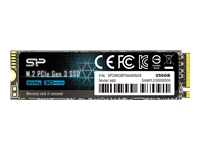 SILICONPOW SP256GBP34A60M28 Silicon Power SSD P34A60 256GB, M.2 PCIe Gen3 x4 NVMe, 2200/1600 MB/s