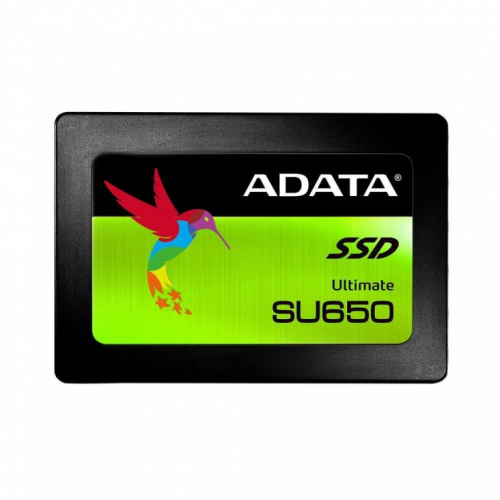 SSD|ADATA|SU650|480GB|SATA 3.0|Write speed 450 MBytes/sec|Read speed 520 MBytes/sec|2,5