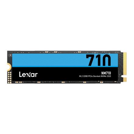 Lexar | M.2 NVMe SSD | NM710 | 500 GB | SSD form factor M.2 2280 | SSD interface PCIe Gen4x4 | Read speed 5000 MB/s | Write speed 2600 MB/s LNM710X500G-RNNNG