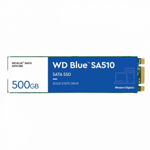 Western Digital SSD drive Blue 500GB SA510 M.2 2280 WDS500G3B0B