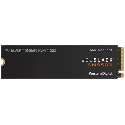 WD BLACK SN850X NVMe SSD WDS200T2X0E - SSD - 2 TB - internal - M.2 2280 - PCIe 4.0 x4 (NVMe) - 7300 MBps (read) / 6600 MBps (write)
