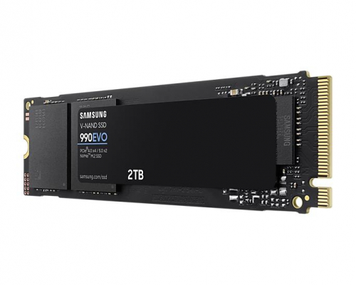 SSD|SAMSUNG|990 EVO|2TB|M.2|PCIe Gen5|NVMe|TLC|Write speed 4200 MBytes/sec|Read speed 5000 MBytes/sec|2.38mm|TBW 1200 TB|MZ-V9E2T0BW