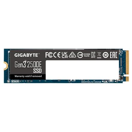 Gigabyte SSD | G325E500G | 500 GB | SSD interface PCIe 3.0x4, NVMe1.3 | Read speed 2300 MB/s | Write speed 1500 MB/s G325E500G